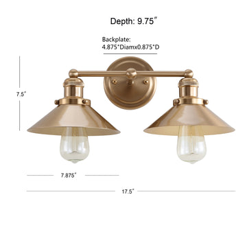July Metal Shade Sconce